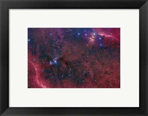 Framed Widefield View in the Orion Constellation Print