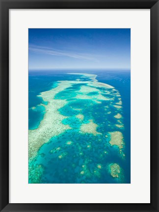 Framed Australia, Cairns, Great Barrier Reef, Elford Reef Print