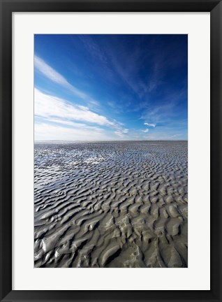 Framed Beach, Doctors Point, South Island, New Zealand (vertical) Print
