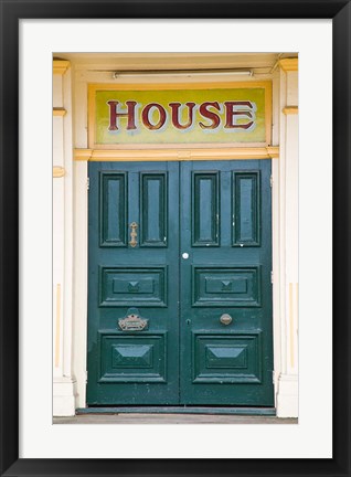 Framed Building detail in the historic district, Maryborough, Queensland, Australia Print