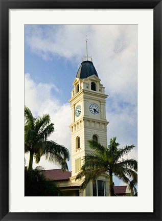 Framed Australia, Queensland, Bundaberg Post Office Tower Print