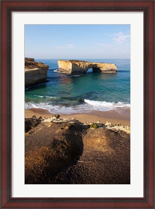 Framed Australia, Port Campbell, Tasman Sea, cliffs Print