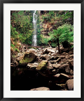 Framed Erskine Falls, Lorne, Victoria, Australia Print