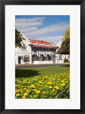Framed National Hotel, Waikato, North Island, New Zealand Print