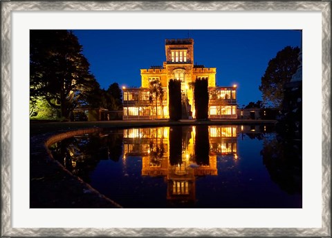 Framed Larnach Castle, Otago Peninsula, Dunedin, South Island, New Zealand Print