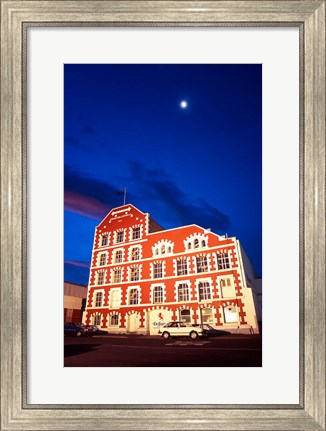 Framed Historic Crown Mills Building, Dunedin, New Zealand Print