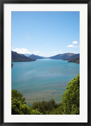 Framed Mahakipawa Arm, South Island, New Zealand Print