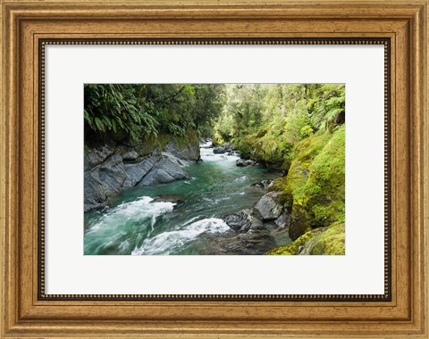 Framed New Zealand, South Island, Crocked River Print