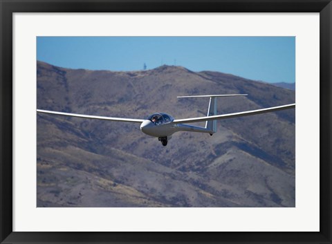 Framed Glider, Warbirds over Wanaka, Wanaka, War plane, Otago, South Island, New Zealand Print
