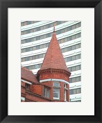 Framed Buildings, Christchurch, New Zealand Print