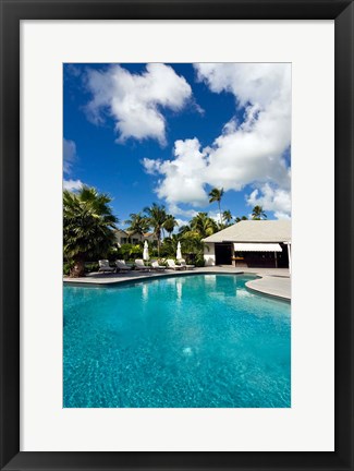 Framed Carlisle Bay Hotel, Antigua, West Indies, Caribbean Print