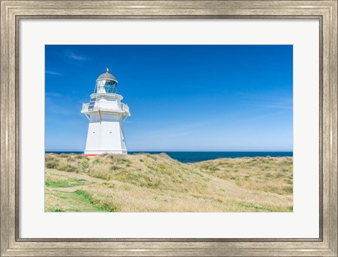 Framed New Zealand, South Island, Catlins, Waipapa Lighthouse Print