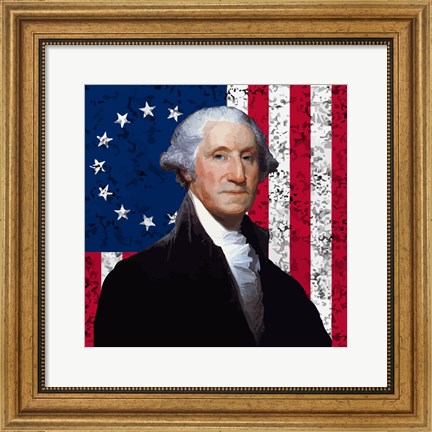 Framed George Washington Print