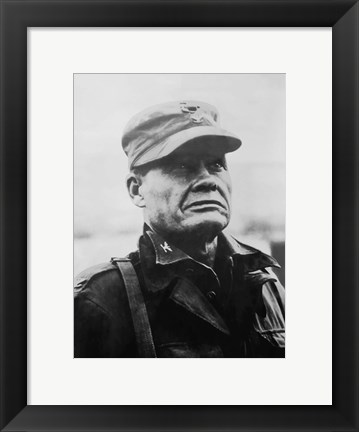 Framed General Lewis Chesty Puller Print
