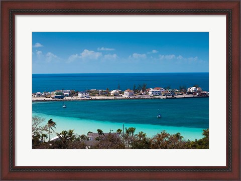 Framed Bahamas, Eleuthera Island, Governors Harbor Print