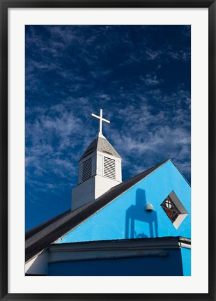 Framed Bahamas, Eleuthera, Harbor Island, Dunmore, Church Print