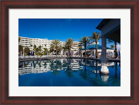 Framed Bahamas, Nassau, Sheraton Cable Beach Hotel Print