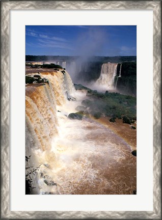 Framed Iguacu Falls, Brazil (vertical) Print