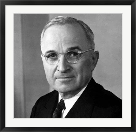 Framed Harry S Truman Print