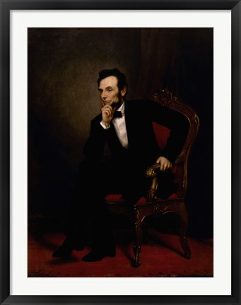 Framed Abraham Lincoln Print