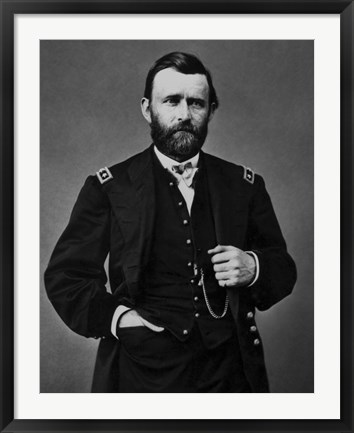 Framed General Ulysses S Grant (standing portrait) Print