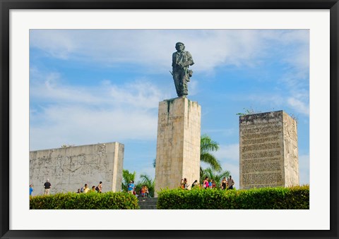 Framed Statue and gravesite of Che Guevara, Santa Clara, Cuba Print