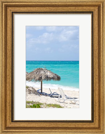 Framed Cuba, Sol Cayo Santa Maria Resort, Beach Print