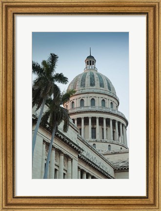 Framed Cuba, Havana, Dome of the Capitol Building Print