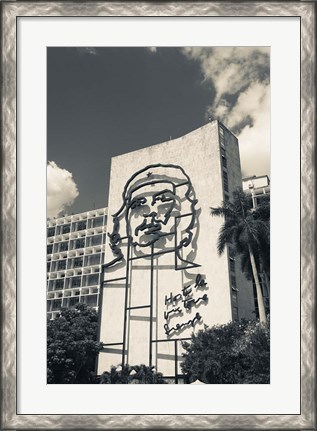 Framed Cuba, Havana, Interior Ministry, Che Guevara Print