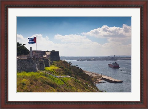 Framed Cuba, Havana, La Cabana, Fortification Print