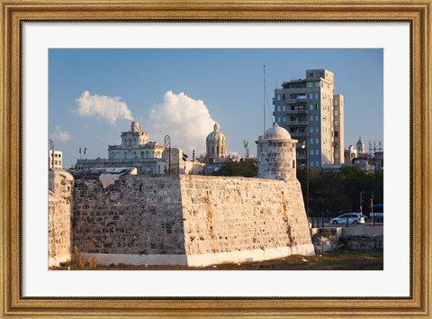 Framed Cuba, Havana, La Punta fortification Print