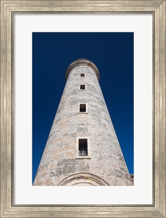 Framed Cuba, Havana, Morro Castle lighthouse Print