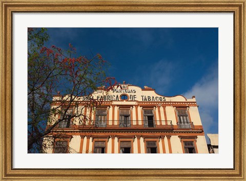 Framed Cuba, Havana, Partagas cigar factory Print