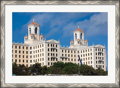 Framed Cuba, Havana, Vedado, Hotel Nacional, exterior Print