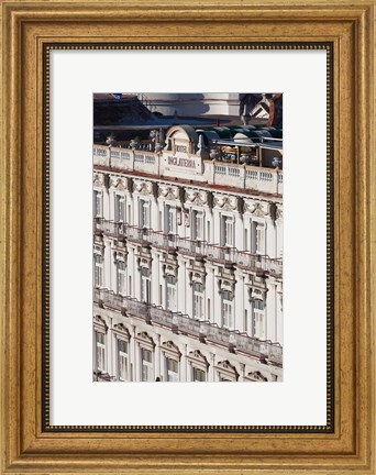 Framed Cuba, Havana, View of the Hotel Inglaterra Print