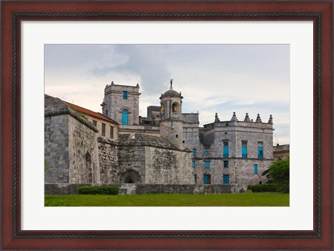 Framed El Morro Castle, fortification, Havana, UNESCO World Heritage site, Cuba Print