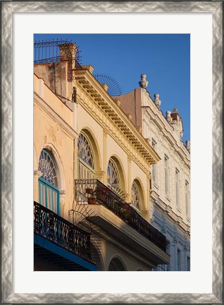 Framed Cuba, Havana, Havana Vieja, Plaza Vieja buildings Print