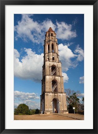 Framed Cuba, Manaca Iznaga, Sugar plantation tower Print
