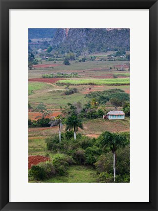 Framed Cuba, Pinar del Rio Province, Vinales Valley Print