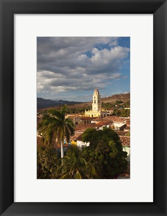 Framed Cuba, Sancti Spiritus, Trinidad, Town view  (vertical) Print