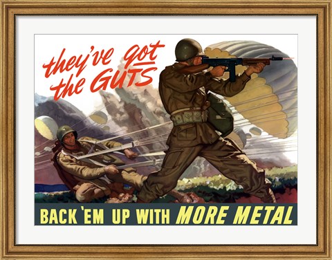 Framed They&#39;ve Got the Guts! Print