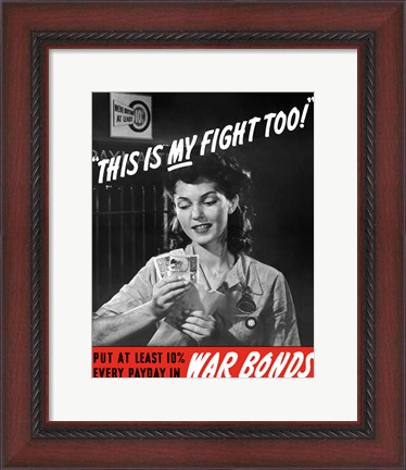 Framed This is My Fight Too Print