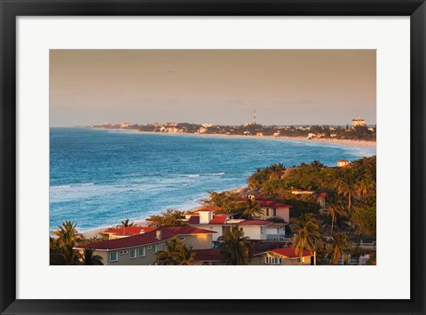 Framed Cuba, Matanzas Province, Varadero Beach, view Print