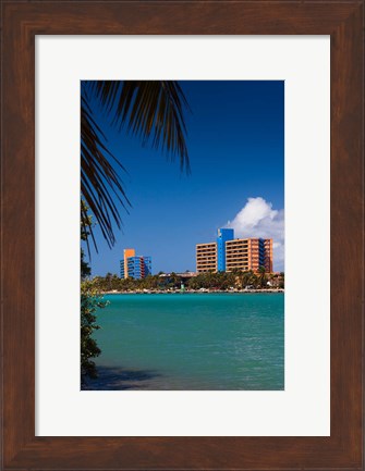 Framed Cuba, Matanzas, Varadero Beach, Hotel Playa Caleta Print