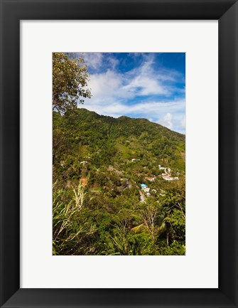 Framed Dominica, Roseau, Grand Bay Area, Petite Savanne Print