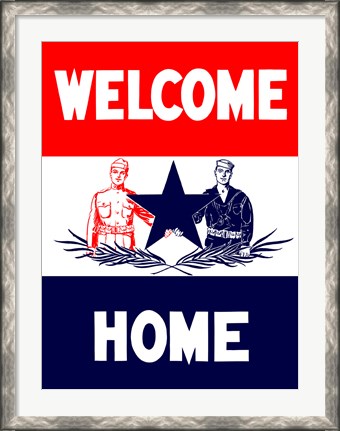 Framed Welcome Home Print