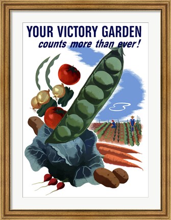 Framed Your Victory Garden Print