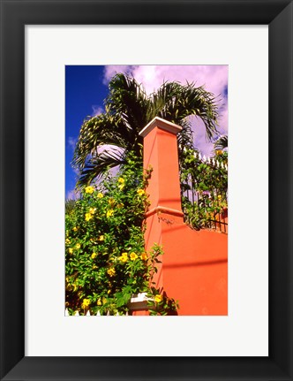 Framed Charlotte Amalie, St Thomas, Caribbean Print