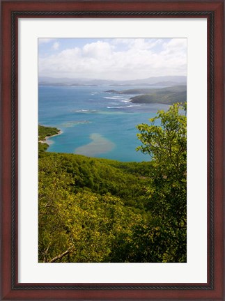 Framed MARTINIQUE, West Indies, Baie du Tresor Print