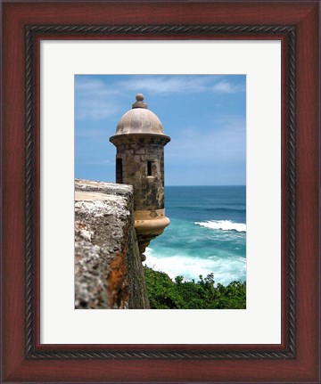Framed Puerto Rico, San Juan, Fort San Felipe del Morro Print